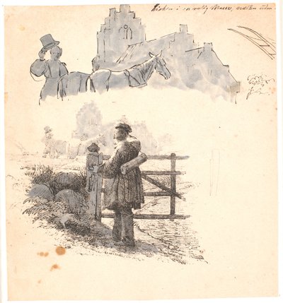 Le Soir. F.o. étude de l