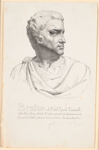 Tête de Brutus - Johan Thomas Lundbye