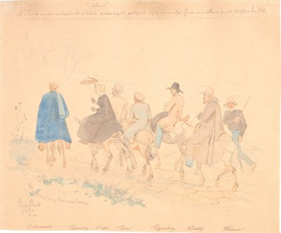 Voyageurs danois en excursion - Johan Thomas Lundbye