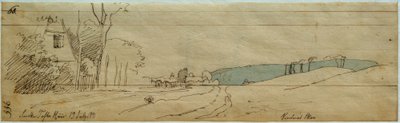 La maison du menuisier Tofte et la forêt de Vinderød - Johan Thomas Lundbye