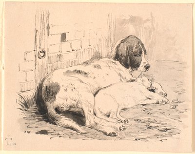 Les deux amis - Johan Thomas Lundbye