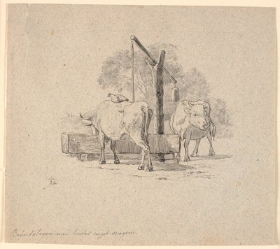 La poule et la vache. Illustration pour "Fables pour enfants" de Kaalund. Voir commentaire du catalogue d