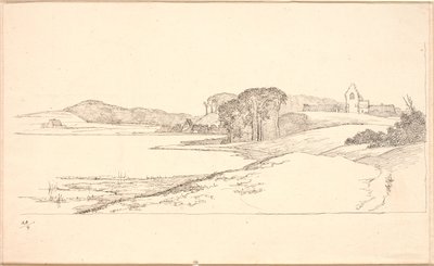 Partie près du lac de Søllerød, à droite l