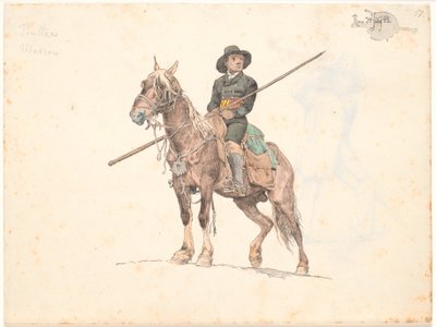 Campagnol à cheval - Johan Thomas Lundbye