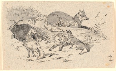 Le renard - Johan Thomas Lundbye