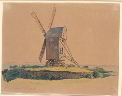 Moulin à stub à Kalundborg - Johan Thomas Lundbye