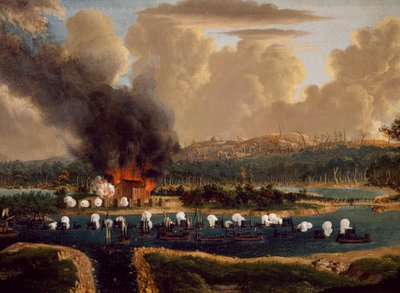 Bataille de Vransarii contre la Russie pour le contrôle des fjords à Kockis Kapell, 16 juin 1790 - Johan Tietrich Schoultz