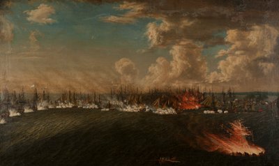 La Bataille de la baie de Vyborg le 3 juillet 1790, 1791 - Johan Tietrich Schoultz