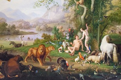 Adam et Ève dans le Jardin d