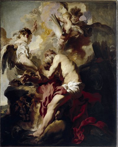 La vision de Saint Jérôme - Johann (attr. to) Liss