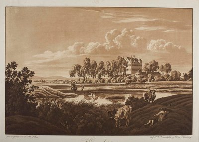 Vue du château de Hummelstein près de Nuremberg - Johann Adam Klein
