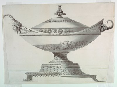 Dessin, Soupière Couverte - Johann Alois Seethaler