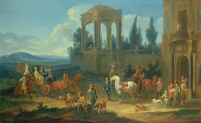 Une balade à la campagne (une paire) - Johann Andreas Graff