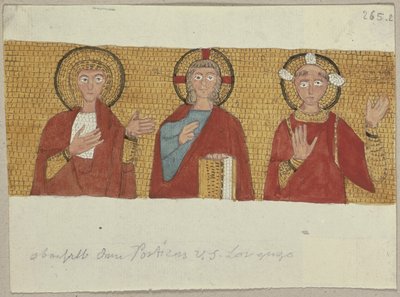 Aus: Sammlung von Umrissen und Durchzeichnungen, Band 1, Blatt 100 - Johann Anton Ramboux