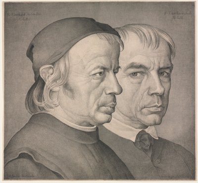 Les frères Eberhard, 1822 - Johann Anton Ramboux