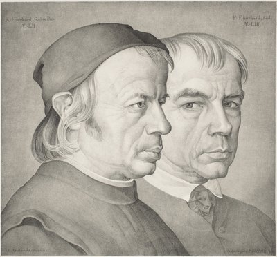 Les frères Konrad et Franz Eberhard - Johann Anton Ramboux