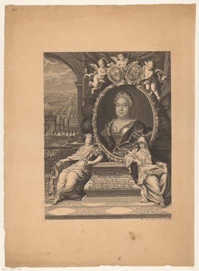 Portrait de Rosina Elisabeth Bose - Johann August Corvinus
