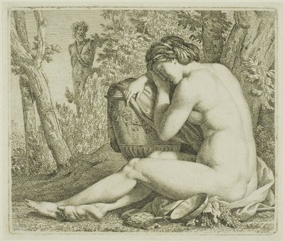 Bacchante au repos - Johann August Nahl II