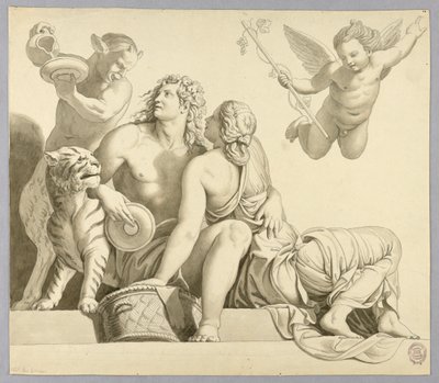 Dionysos et Ariane - Johann August Nahl the Younger