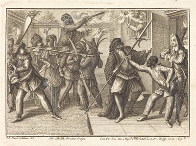 Le Capitaine retrouve sa liberté - Johann Balthasar Probst after Johann Jacob Schübler