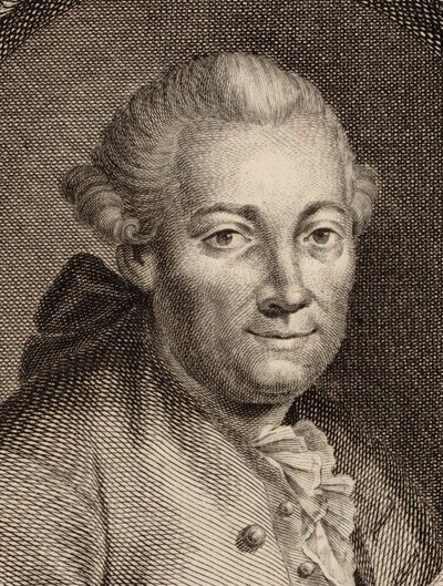 Portrait du compositeur Florian Leopold Gassmann 1729-1774, 1780 - Johann Balzer