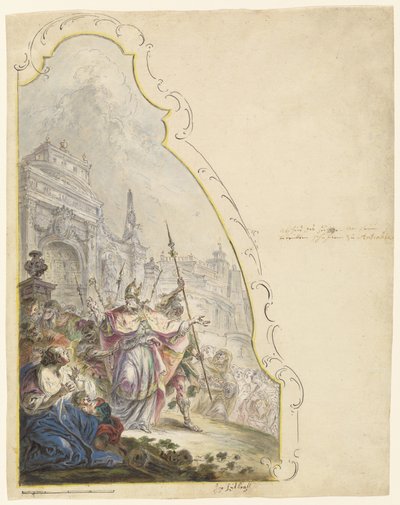 Saint Ignace quittant Antioche - Johann Baptist Enderle