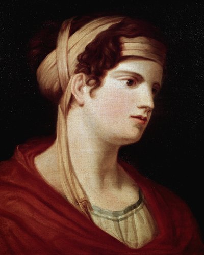 Portrait de la comtesse Thérèse Brunswick. Comtesse qui a inspiré Ludwig van Beethoven pour la sonate au clair de lune, Opus 27 numéro 2 - Johann Baptist I Lampi