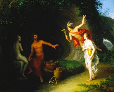 Pygmalion et Galatée - Johann Baptist I Lampi