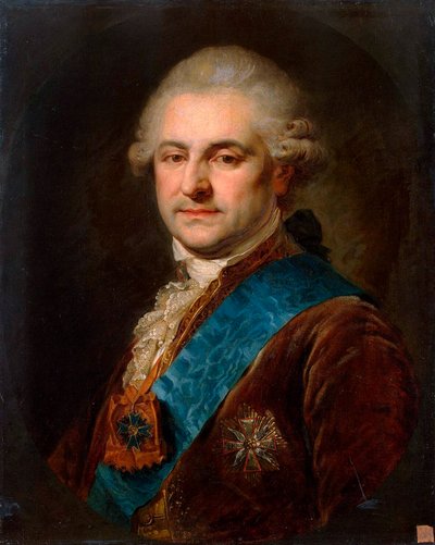Portrait de Stanislaw II August Poniatowski, seconde moitié du 18ème siècle - Johann Baptist von Lampi the Elder