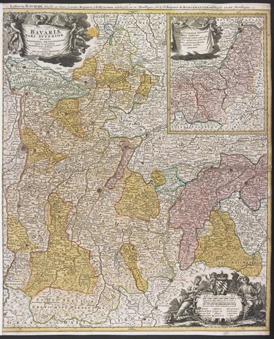 Carte de la Bavière, 