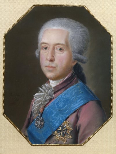Portrait du comte Mikhaïl Mikhaïlovitch Golitsyn 1731-1806, 1786 - Johann Bardou