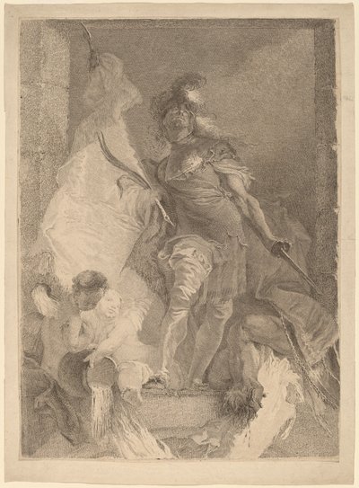 Saint Florian - Johann Beheim after Franz Anton Maulbertsch
