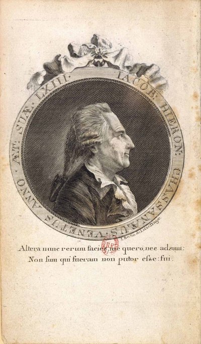 Portrait de Giacomo Girolamo Casanova 1725-1798 - Johann Berka
