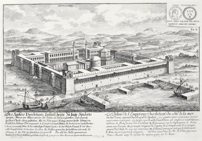 Palais de Dioclétien (245-313), Split, Yougoslavie, de 