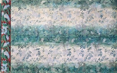 Papier peint à iris avec bordure - Johann Christian Arnold