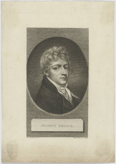 Portrait de Josef Grassi 1757-1838 - Johann Christian Benjamin Gottschick