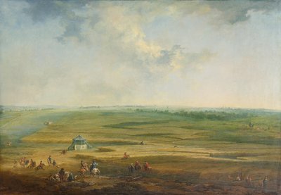 Laxenburg depuis la maison de plaisance de Hayd vers Maria Lanzendorf - Johann Christian Brand