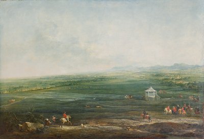 Laxenburg depuis le pavillon de Münkendorf vers le sud-ouest - Johann Christian Brand