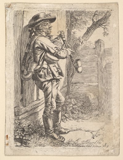 Le joueur de cornemuse - Johann Christian Erhard
