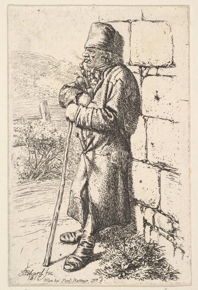 Le fumeur de tabac, 1817 - Johann Christian Erhard