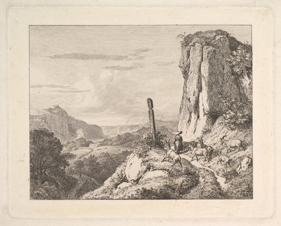 Jeune femme avec six chèvres, 1815 - Johann Christian Erhard