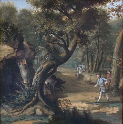 Chasse au sanglier - Johann Christian Klengel