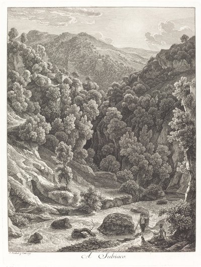 À Subiaco - Johann Christian Reinhart