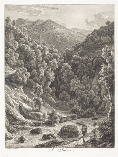 À Subiaco (près de Subiaco) - Johann Christian Reinhart