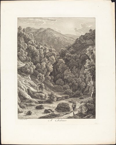 À Subiaco - Johann Christian Reinhart