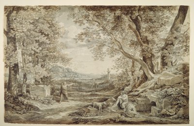 Paysage avec monuments antiques («L