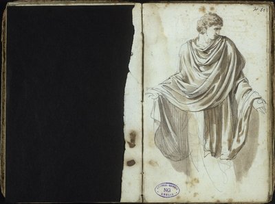 Homme en costume antique - Johann Christian Reinhart