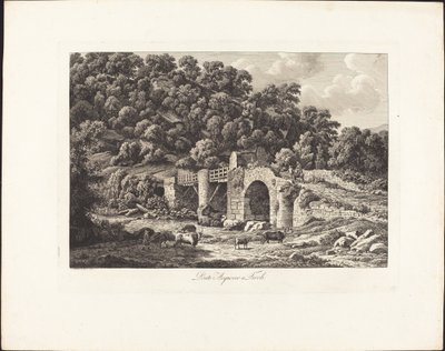 Ponte Acquoreo à Tivoli - Johann Christian Reinhart