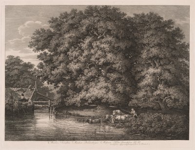 Le moulin de Great Oaks - Johann Christian Reinhart