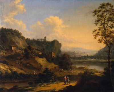 Paysage Fluvial - Johann Christian Vollerdt or Vollaert
